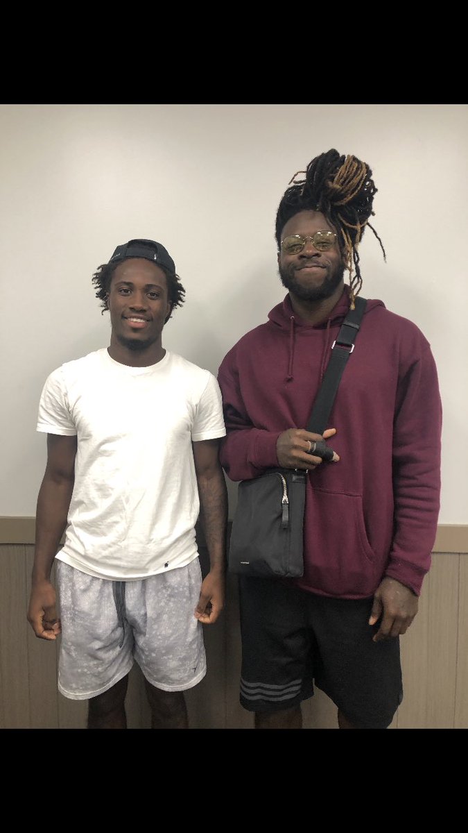 BillSytsma's tweet photo. Frankford Pioneer captain Bryant Williams @2Bryantt with @Eagles RB @JayTrain Thank you @ShopRiteStores for supporting our team! @FkdFootball @FrankfordHS #HomeOfChampions https://t.co/U41gTM7yGV