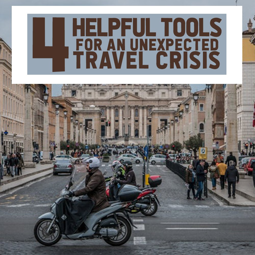 travel_coverage's tweet photo. Sometimes unthinkable things happen when you're away. Here are 4 helpful tools for an unexpected travel crisis! 
https://t.co/1Qcuo0uuGS #travelcoverage https://t.co/cWYr734aoO