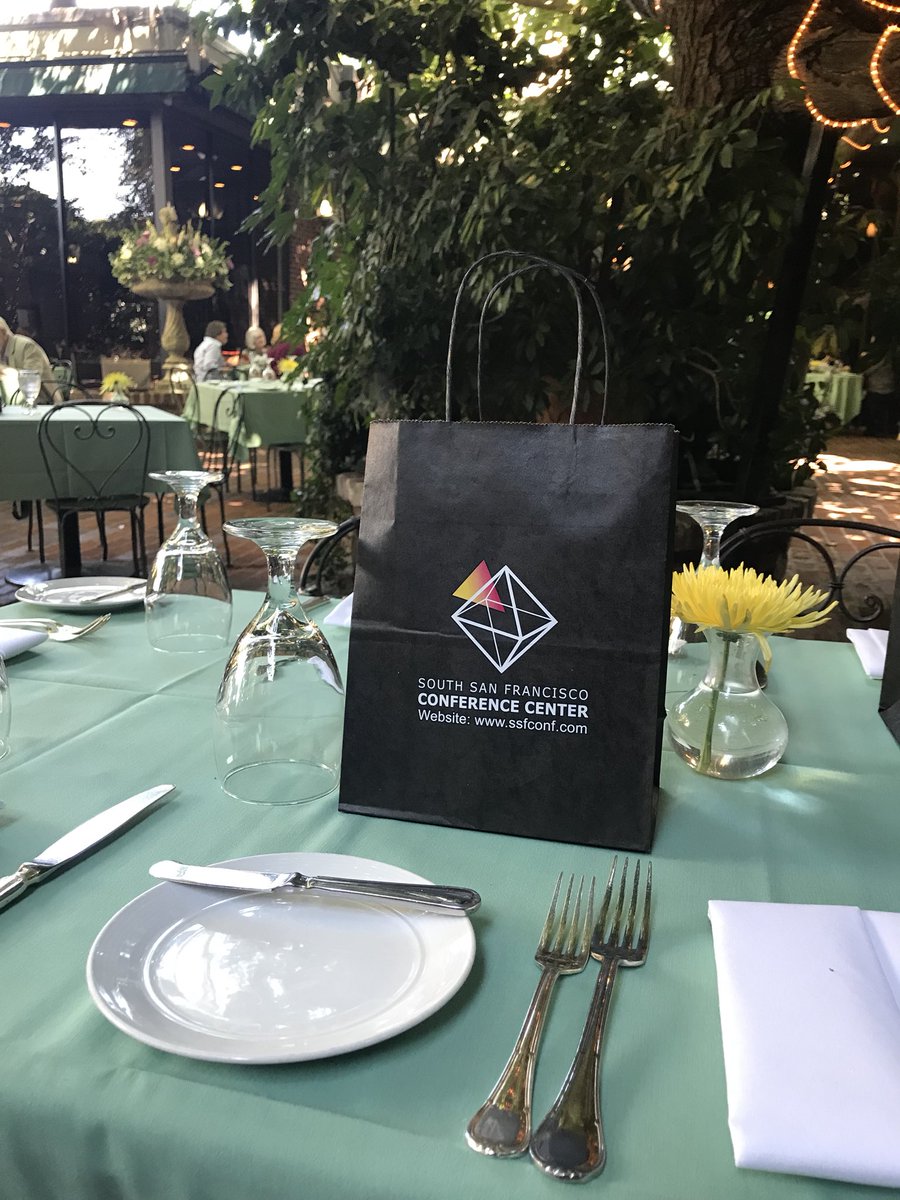 SSFCONFCntr's tweet photo. Luncheon in Old Town Sac. Invited planners to join us out in the famous Courtyard! #sacramento #salesmission2018 #embassysuitesSFO #hotelfocusSFO #ssfcc #leagueofcities #smccvb #amgroup #wested https://t.co/REPltkfoey
