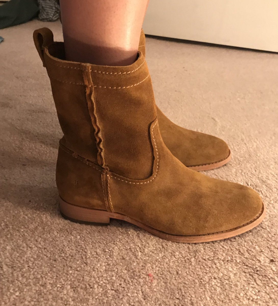 I love my new boots. Three more pairs on the way because I have no limits and boots are life. @FryeBoots