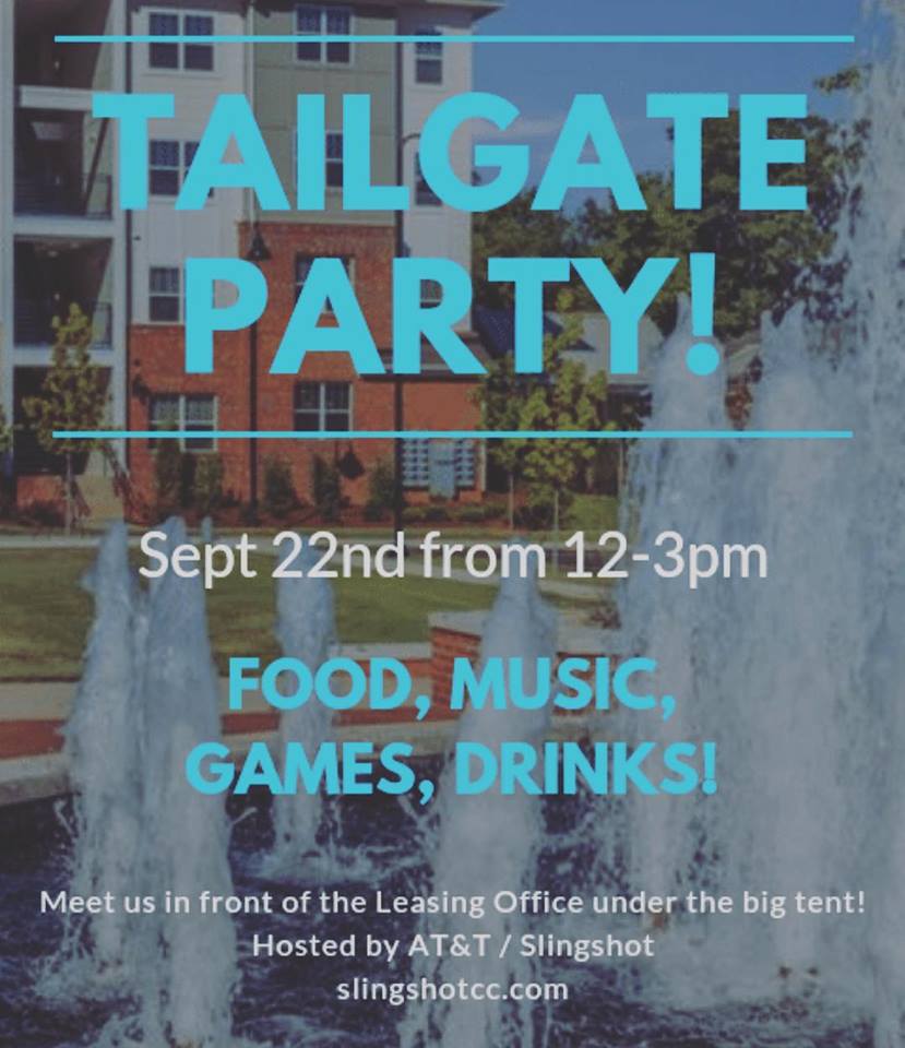 AltaProsperity's tweet photo. Don’t miss our #Tailgate Party on Saturday! Hosted by AT&amp;T.. meet us under the tent in front of the Leasing Office. Food and drinks will be provided and some fun games! #altaprosperityvillage #lovewhereyoulive https://t.co/tIrAykzRxH