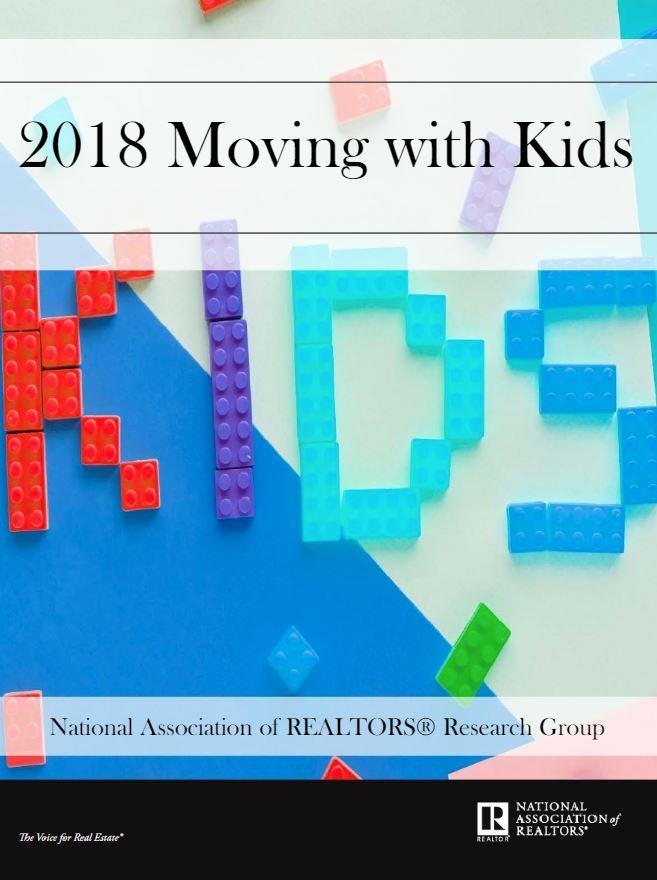 NAR_Research's tweet photo. View the newly released 2018 Moving with Kids report. This report highlights the characteristics of families with children who are buying or selling a home. https://t.co/Gef9J70nID https://t.co/uZ0Wc7lW9n