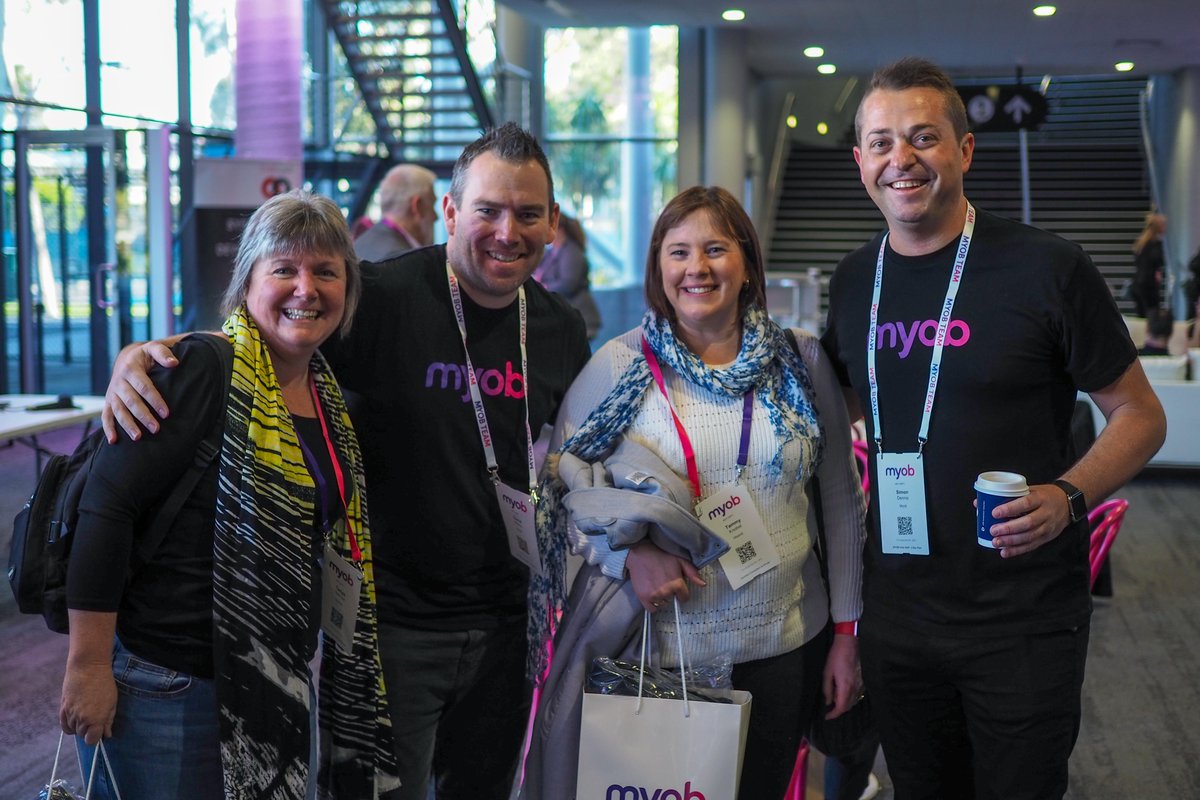 MYOB's tweet photo. Lights. Camera. Action. 📹🎞️

Today we're extremely excited to kick off DAY ONE of #MYOBPC here in Melbourne, at Hisense Area. It's going to be a fun-filled few days! 🎉🎉🎉 https://t.co/YOiNNkrTq3