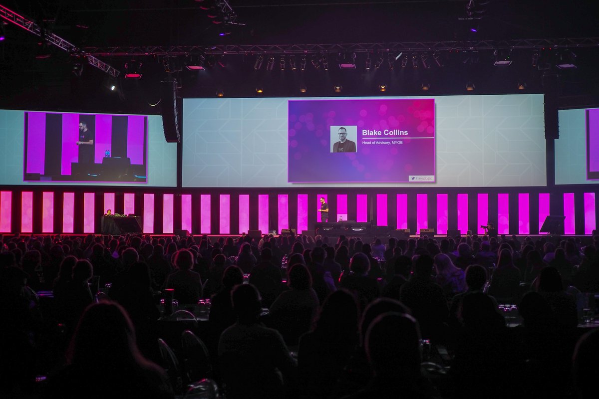 MYOB's tweet photo. Lights. Camera. Action. 📹🎞️

Today we're extremely excited to kick off DAY ONE of #MYOBPC here in Melbourne, at Hisense Area. It's going to be a fun-filled few days! 🎉🎉🎉 https://t.co/YOiNNkrTq3