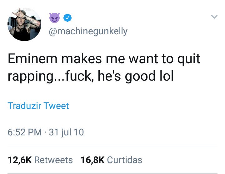 fiineves's tweet photo. @Eminem MGK predicting his own future 8 YEARS AGO. https://t.co/oGjdXJbAX5