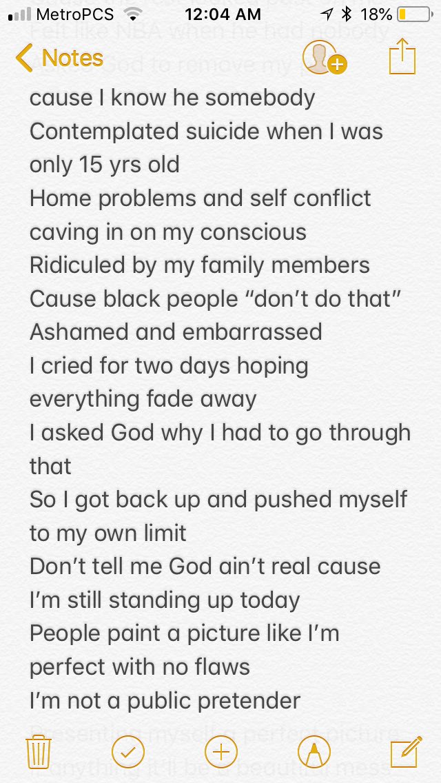 aleah_lit's tweet photo. We all struggle but the struggle don’t make you remember that. #Suicideawarenessmonth https://t.co/nMEyGzEqXS