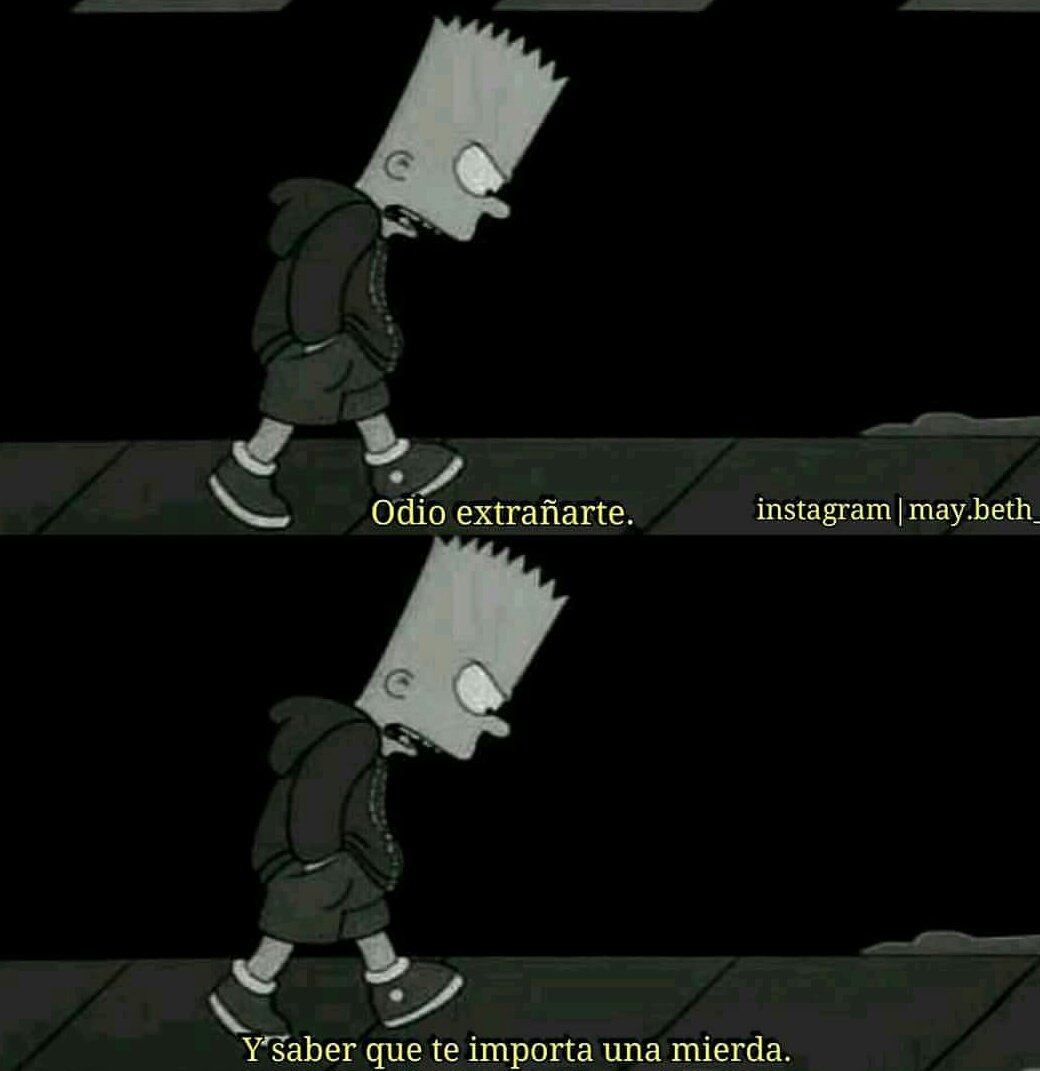 Yaxzminn✨ on X: Não sei o que é pior , gente que tira a foto do perfil pra  mostrar que tá triste ou gente que usa foto do Bart Sad como foto