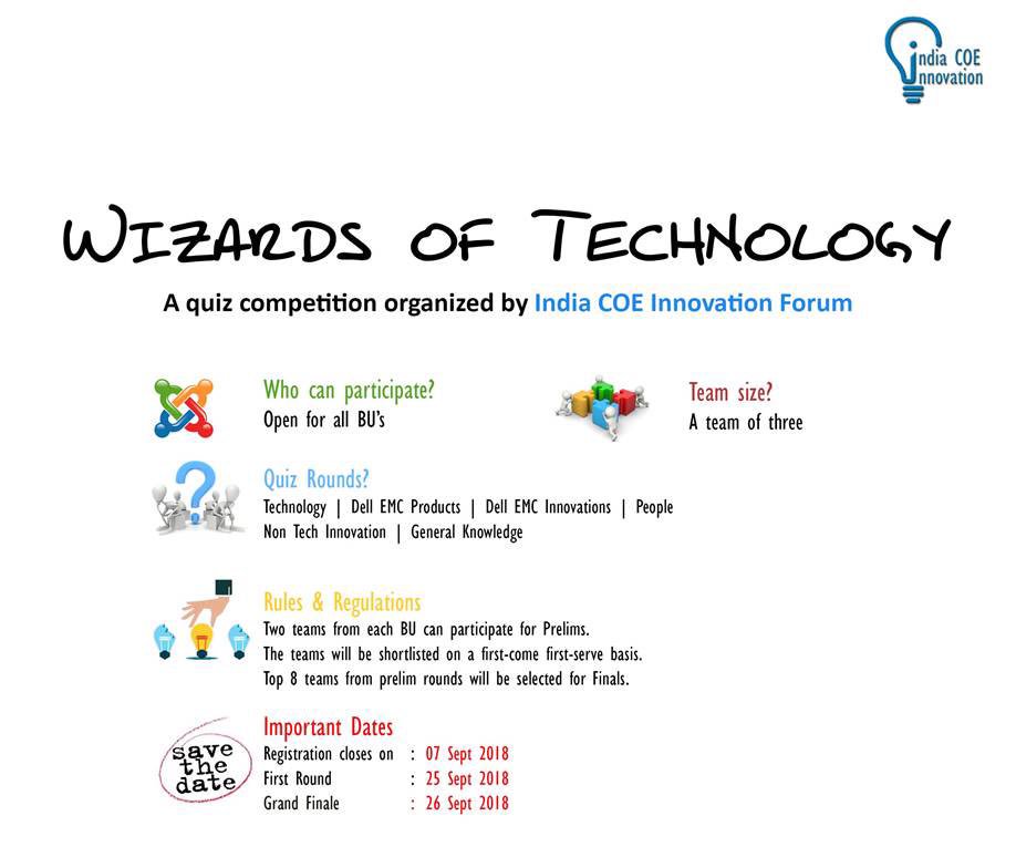 babvin's tweet image. Folks, pl attend the quiz and win!! All the best for the folks who already nominated to participate...
#WizTech #DellEMCIndiaCOE #SparksTechForum #Iwork4Dell #Virtustream @virtustream @DellEMCIndia @DellTech