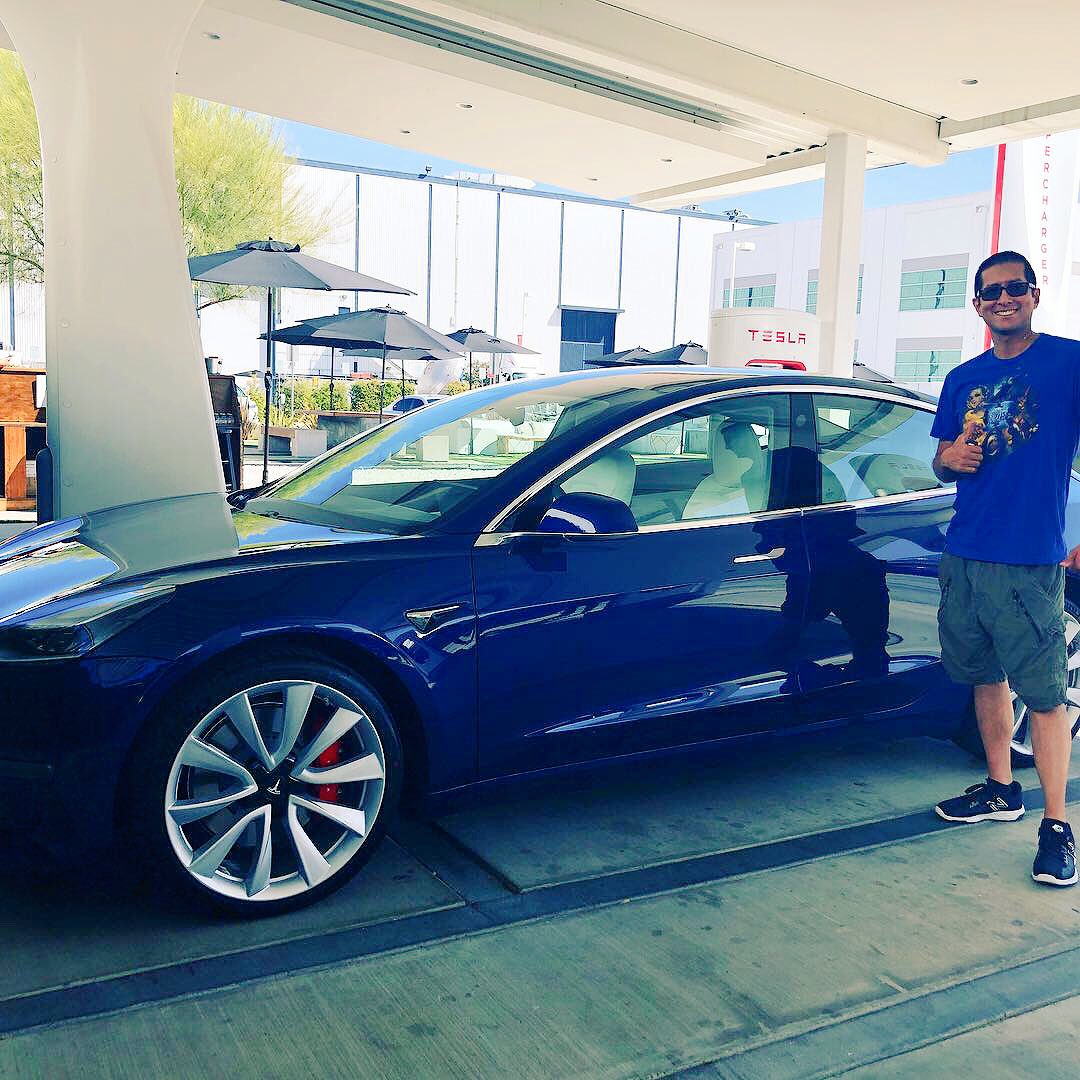 Reg_RAG's tweet image. Just picked up this baby today after 18 month wait, so worth it! #TeslaModel3Performance #Model3Performance #Tesla #TeslaModel3 Chose Blue because I’m #ForTheAlliance 🦁🤓😂