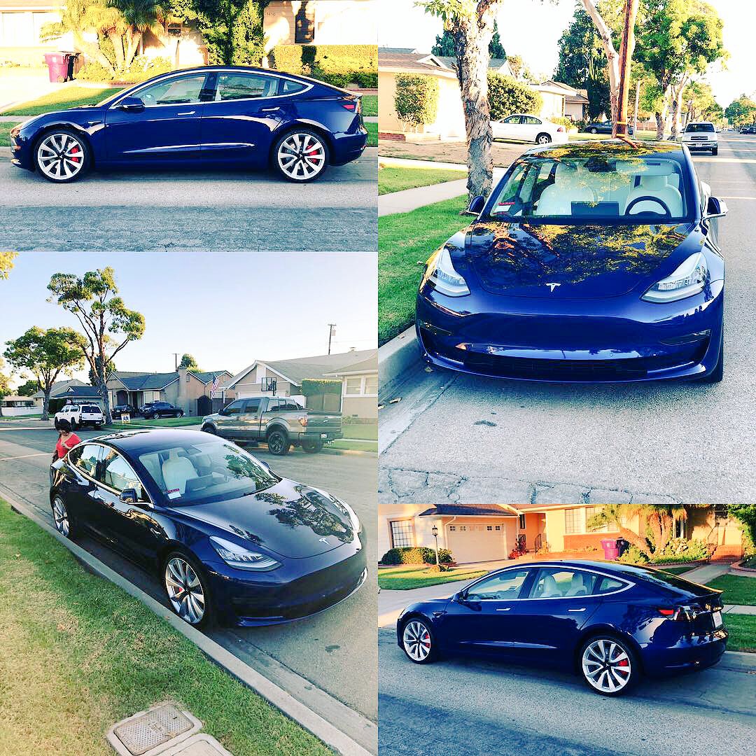 Reg_RAG's tweet image. Just picked up this baby today after 18 month wait, so worth it! #TeslaModel3Performance #Model3Performance #Tesla #TeslaModel3 Chose Blue because I’m #ForTheAlliance 🦁🤓😂