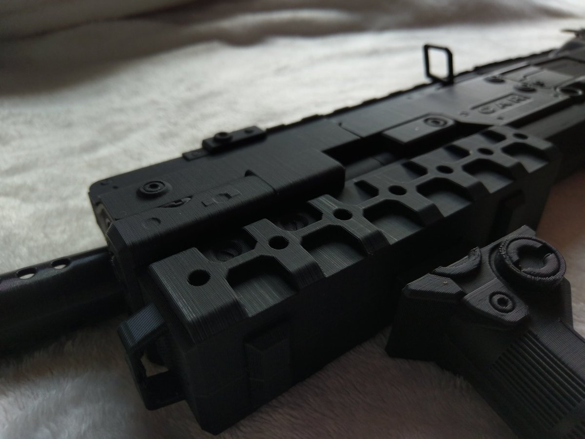 Saddex3D's tweet image. 3d printed Titanfall SMG with @Fillamentum black PLA on @Prusa3D
MK3, now to finishing👊

#titanfall #Titanfall2 #carsmg #smg #game #3dprinting #3dprinted #prusa #originalprusa #prop #replica #pc #PS4
