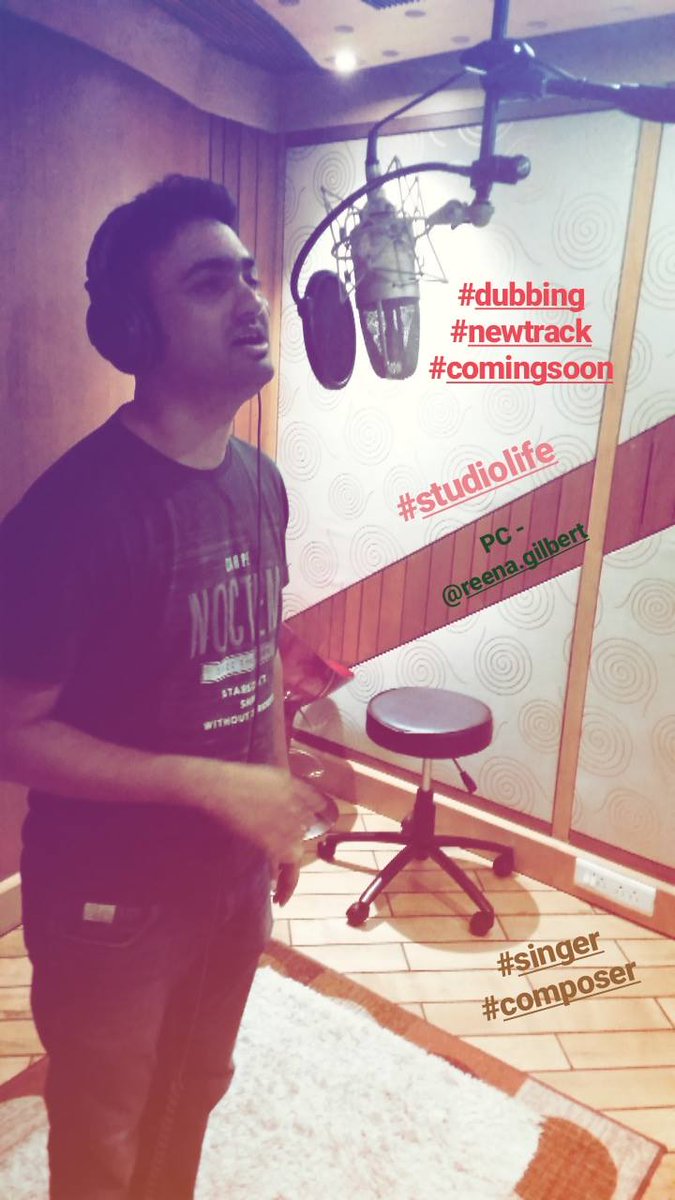 kshitijtarey's tweet image. Dubbing for my next single !!!!
Lyrics by #sayeedquadri !!!
Coming soon !!