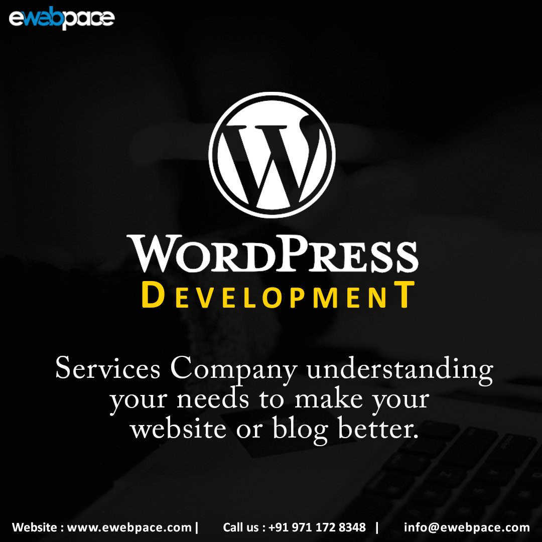 ewebpace's tweet image. Hire experienced wordpress developers from the leading wordpress development company of Noida, Delhi NCR India. ewebpace.com
#wordpress_development #wordpress_website_design #wordpress_web_design #wordpress_web_development #wordpress_designer
