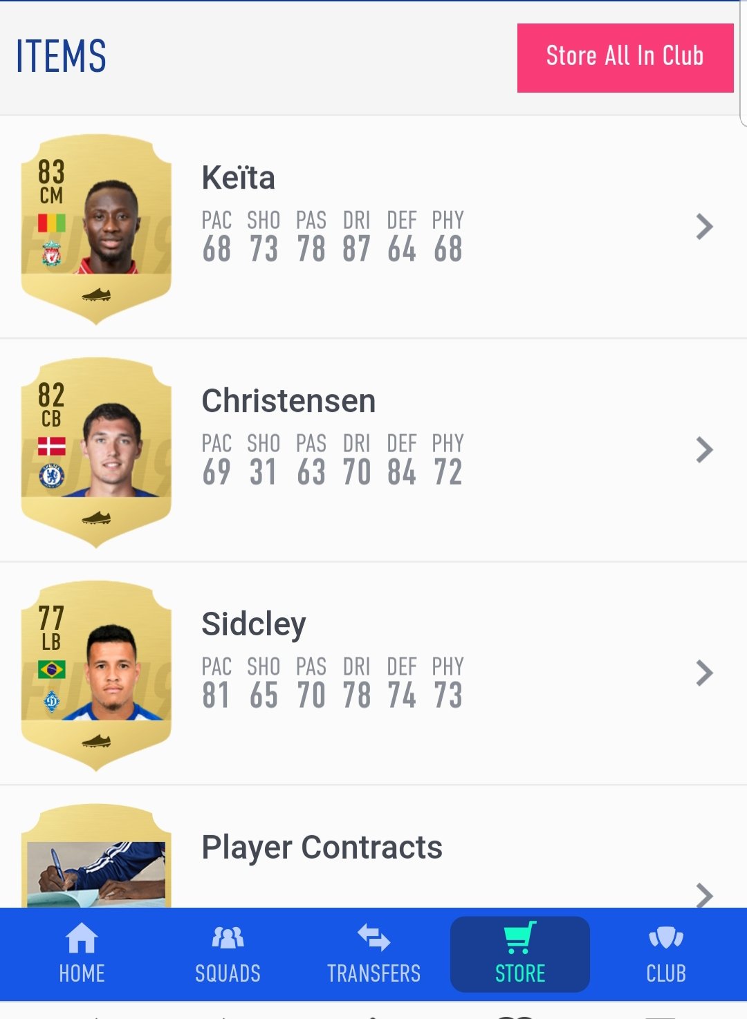 Fifa Fut Guide En Twitter トレ不可消化させるのにちょうど良い難易度のintermediate 手持ちでうまくハマれば おすすめです コストはポジ変とcookの950コイン 報酬はレアゴールドパックと1 500コイン パックからはケイタ スカッドフィットネス3枚のリターンで