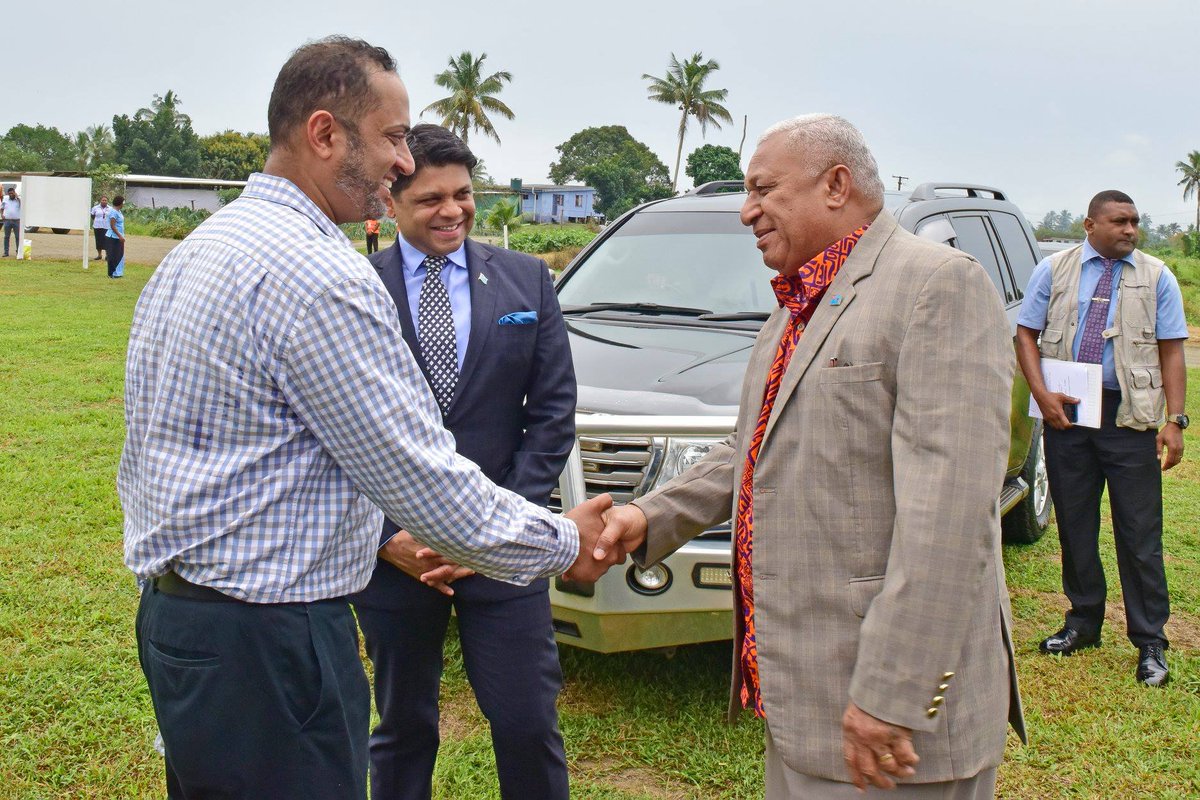 NadiAirport's tweet photo. The Nausori Airport Runway Upgrade and Extension Project ground breaking ceremony was officiated by the PM Hon. Voreqe Bainimarama yesterday. #NausoriAirport #RunwayExtension https://t.co/sL8ASb0kvb