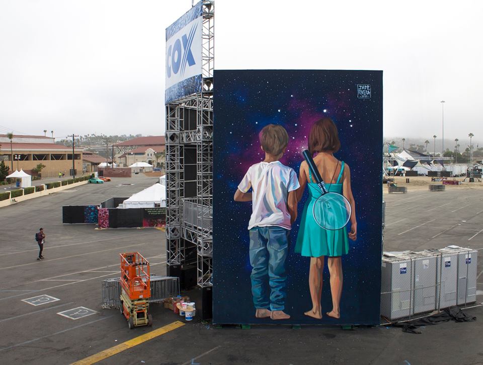 Ami_01's tweet photo. Artist: #JADE1 (Jade Rivera) -"Universo"- https://t.co/D0nzXg85ZY - City: #delmar , #SanDiego , #California , USA #streetart #urbanart @KAABOODELMAR https://t.co/zoJvuVYSSs