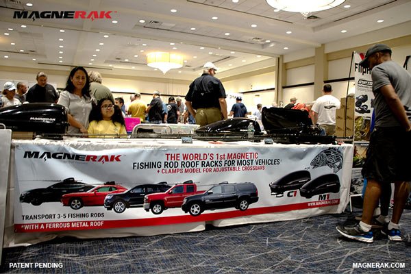 MAGNERAK's tweet photo. We attend our 1st Fishing Show on Wednesday, September 12th. It was great to meet one of our 1st backers, Steve!, @FishermanMag @VanStaalFishing @GrundensUSA and more. Thanks to all who stopped by for a demo of MAGNERAK M1 and C1. 
#MAGNERAK  #RoofRacks #Fishing #SurfFishing https://t.co/G8gCtaJklT
