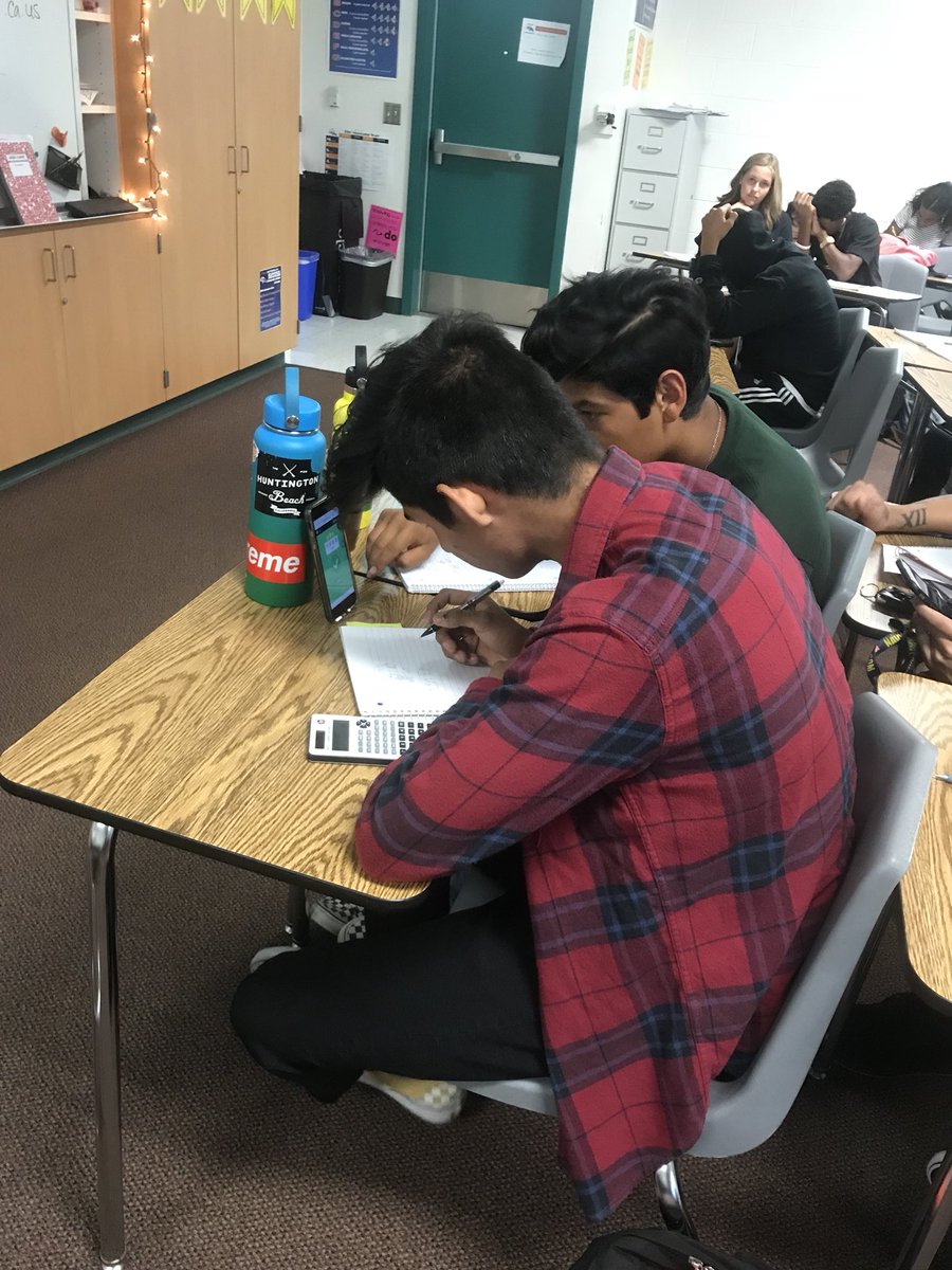 So proud of these students for putting in the work &amp; studying so hard for our unit test! You guys will rock it!