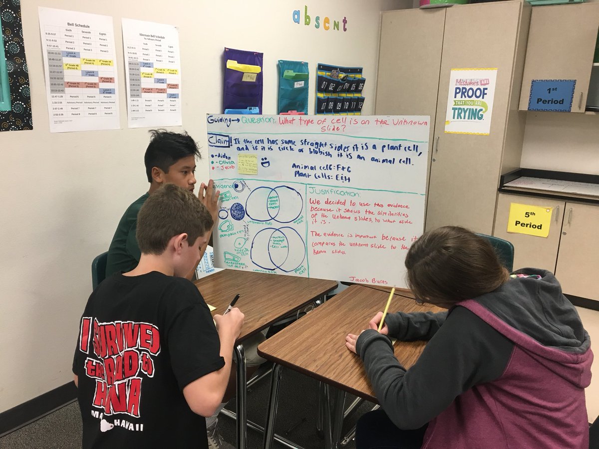 schrammdlc's tweet image. We’re finishing up our Cells ADI lab! The students have improved so much from the first to the second lab! Thanks #argumentdriven for helping us to think for ourselves! #GriffinMSGators