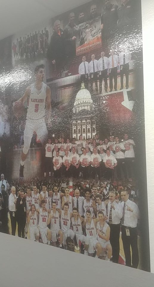 An addition to our team room wall