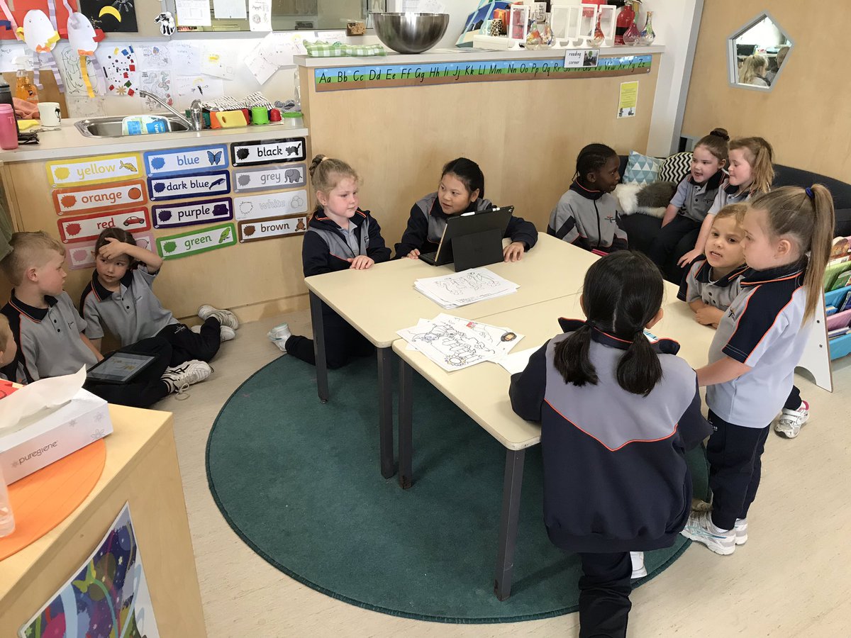kadunstan's tweet photo. We loved sharing our picture books that we created with #assembly and #BookCreator with the Kindy kids #HCCEllenbrook #hcctech @Holy_Cross_Coll https://t.co/PTKAtcfw9i