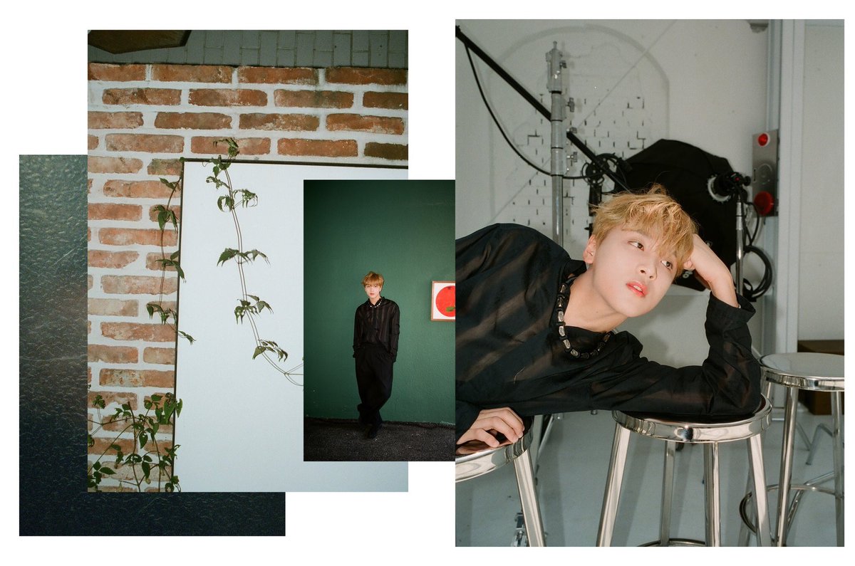 for the colored photos, i’m in torn between fuji pro400h or kodak portra 800.but the vignette and yellow dominant and red~green tint ish hmmm i go for kodak portra. jaehyun’s try again photoshoot used this films too~