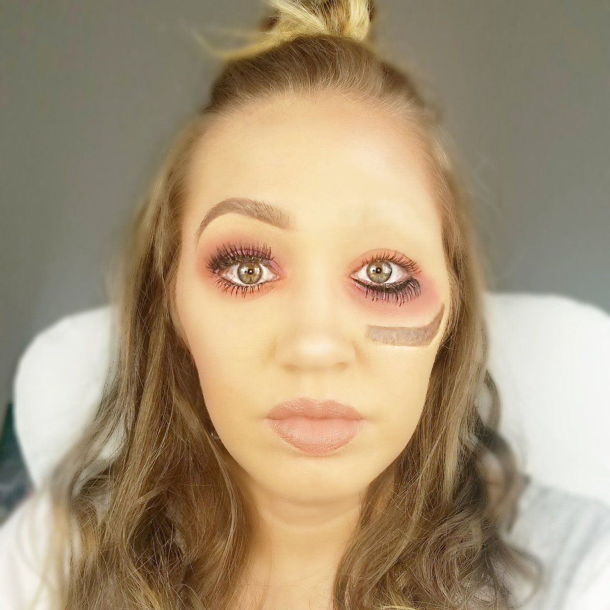 ShesBlessedx3's tweet image. #TheUpSideDown
Inspo : @NikkieTutorials 
#nikkitutorials 
#Upsidedown
#upsidedowneye