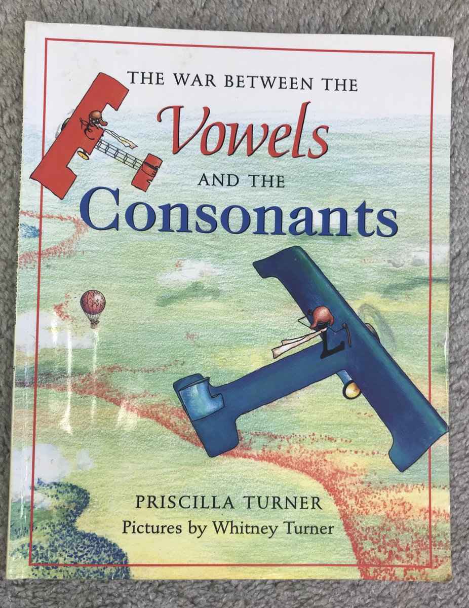 macch12's tweet photo. Awesome Chorus rehearsal today! I read this book to the students because vowels and consonants have very different functions when you sing. (Even though they ended up getting along in the story!) #ACFTChorus #BirdvilleLearns #ACFTmusic @mrsshier_sstars https://t.co/X2VTgrtBsp