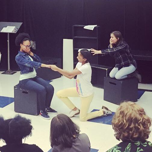 lcbtheatre's tweet image. Moments from the surprise tableau portion of ‘Shuddersome: Tales of Poe’ auditions! #themoreyoupoe 💫@lcbirdprincipal #ccpsperform #oneCCPS