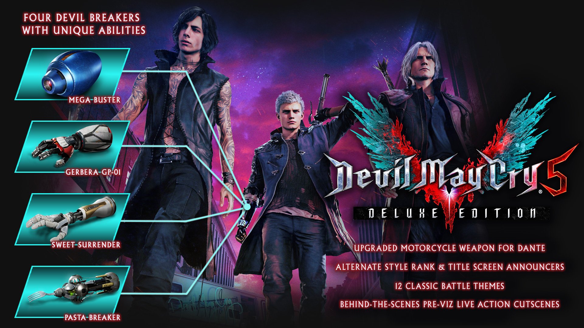 Devil May Cry 4 - All Dante Weapons Cutscenes