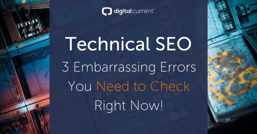 Technical #SEO: 3 Embarrassing Errors To Check Right Now! buff.ly/2rGDXBv [by Sam Hurley via <a href="/digitalcurrent/">Digital Current</a>]