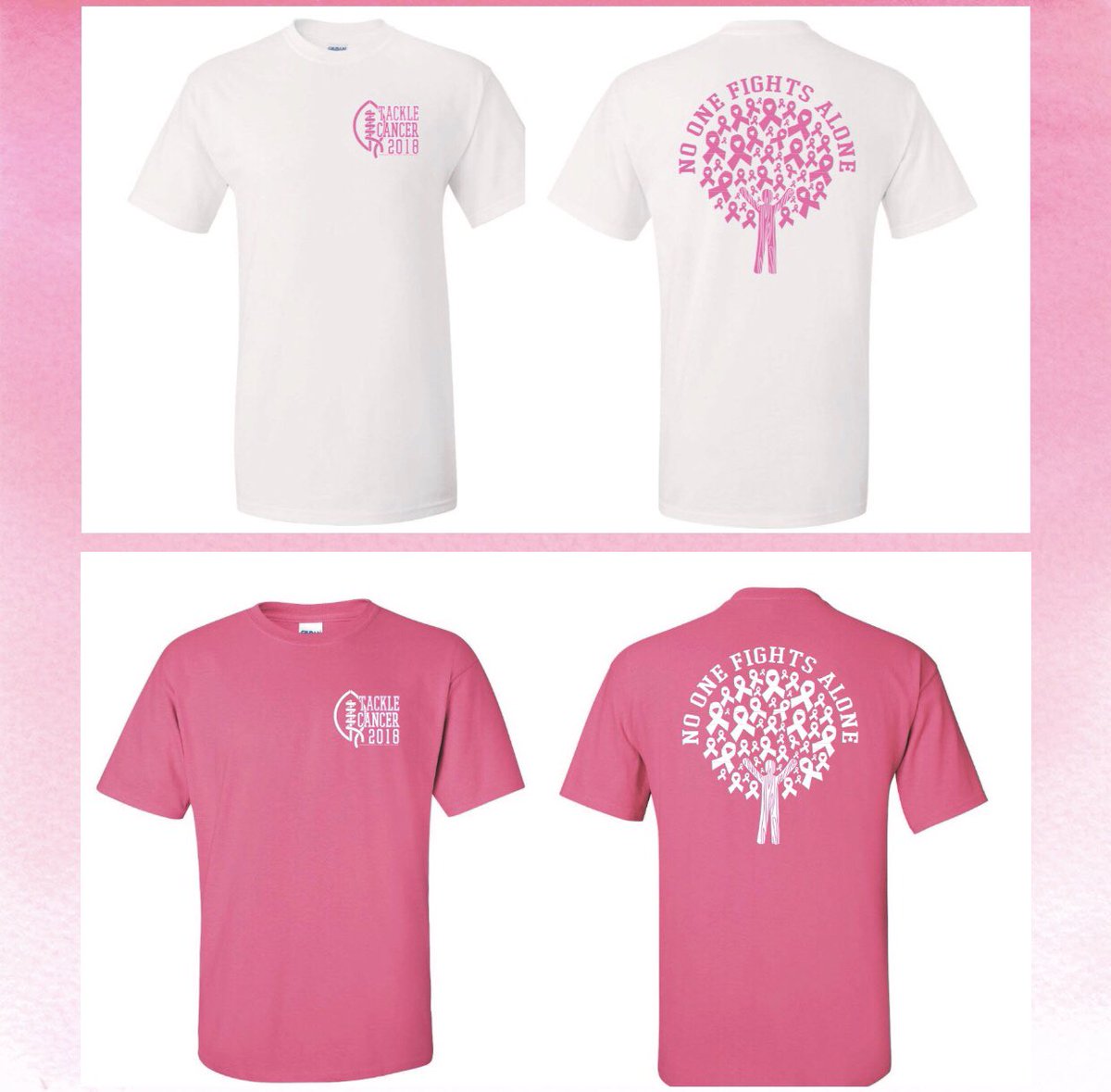 FayBulldogCheer's tweet photo. We are selling these shirts for $10!(your choice on color) and all the profit goes to Ozark Komen! We will be wearing these shirts on Pink Night - October 19th and we want you to join us to show everyone that NO ONE FIGHTS ALONE! Link below! Please share!

https://t.co/cxDen7mMzz https://t.co/FgRfkkGsub