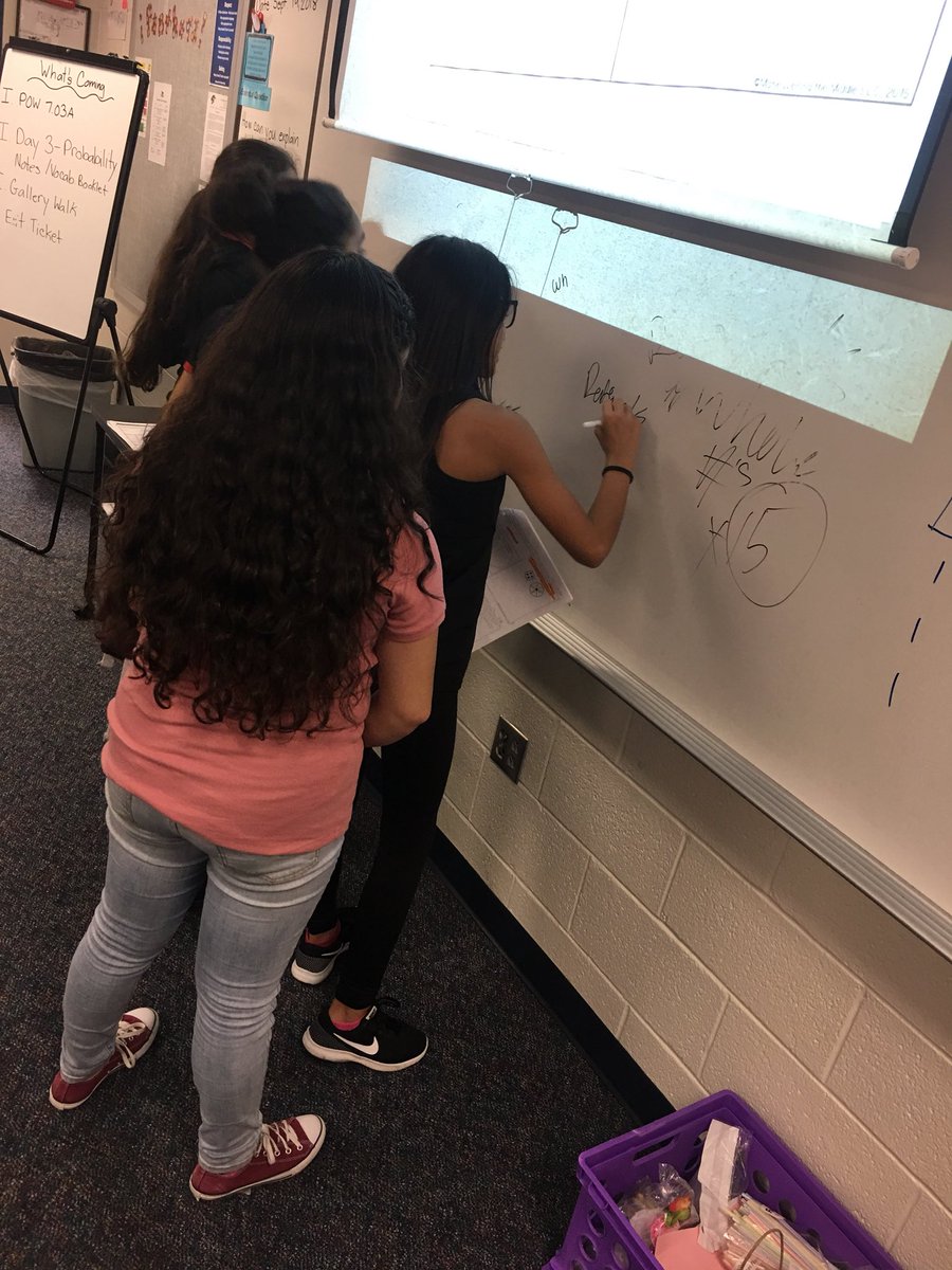 flkhenderson1's tweet image. Yesterday I launched my first PBL for the year and my 7th grade Ss are already in full effect researching and coming up with ideas and group names for their Probability Carnival. @kms_panthers @SheldonISD #sheldonSTEM #mathmarvel