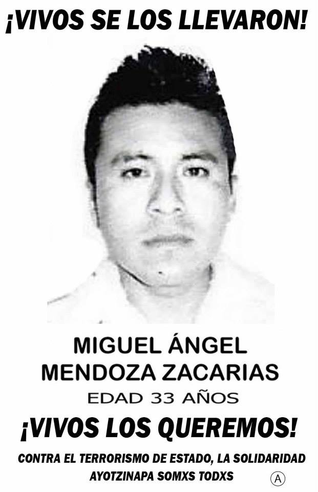 DoceDeagosto12's tweet photo. 42 Miguel Angel Mendoza #AyotzinapaFueElEstado #ReconstruyamosMéxico #FueraCorruptosDelPoder https://t.co/CtmXgKhAa2