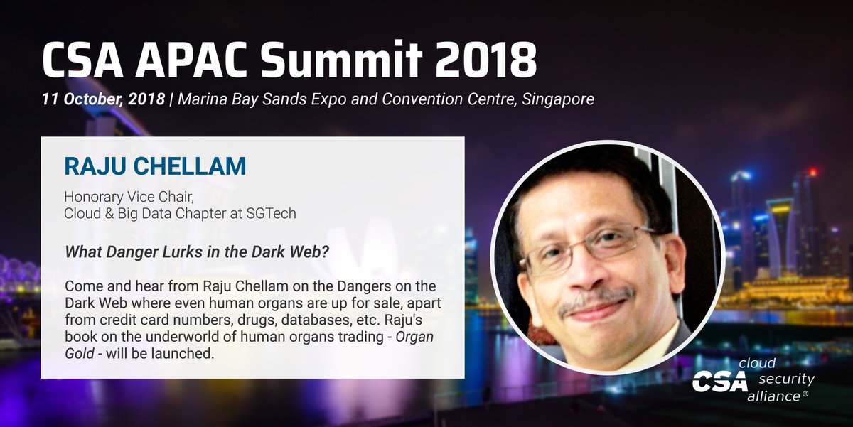 cloudsa_apac's tweet photo. Come and hear tales from Dark Web at #csaapacsummit2018 https://t.co/aSVfhEMoYe