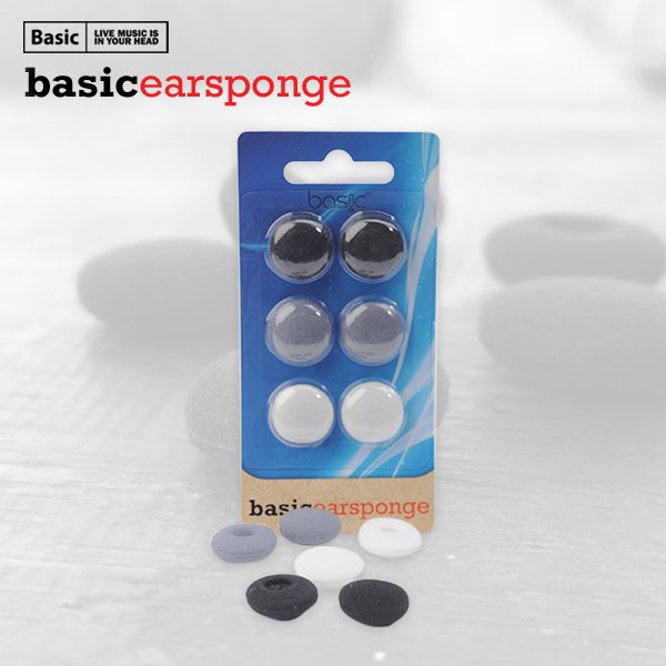 Material busa dari Earsponge Basic padat dan tebal sehingga membuat isolasi audio semakin baik dan suara bass tidak banyak yang bocor. Busanya yang berkualitas membuat Basic earsponge tidak cepat melar. Terdapat 6 pasang dalam 1 paket, yang terbagi menjadi 3 warna