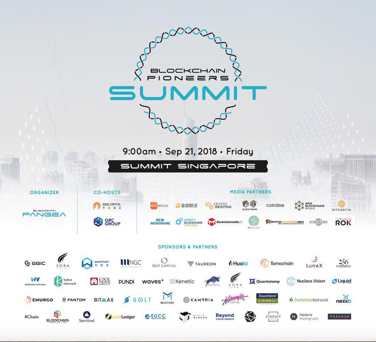 KambriaNetwork's tweet photo. While we are having #AMA with @hashed_official's CIO Hwisang Kim, our CEO @ThucVu5 is in Singapore for #ConsensusSingapore. Use the code KAMBRIA30 for 30% ticket discount on #Blockchain Pioneers Summit where he will be talking about "Driving Mass Adoption through Business Cases"! https://t.co/KRsGCmoZS5