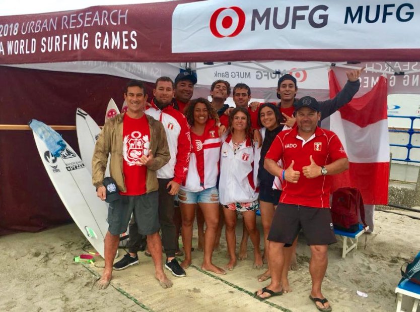michelromero's tweet photo. #ÚLTIMAS Equipo peruano finaliza 4º en rondas de semifinales del #AlohaCup del #MundialdeSurf de la @ISAsurfing y de esta forma cierra su participación. Gracias a nuestros deportistas nacionales por haberlo dejado todo en la cancha. vía @tupasionperu #ArribaPerú 🌊🇵🇪 https://t.co/yt9CcUzpV8