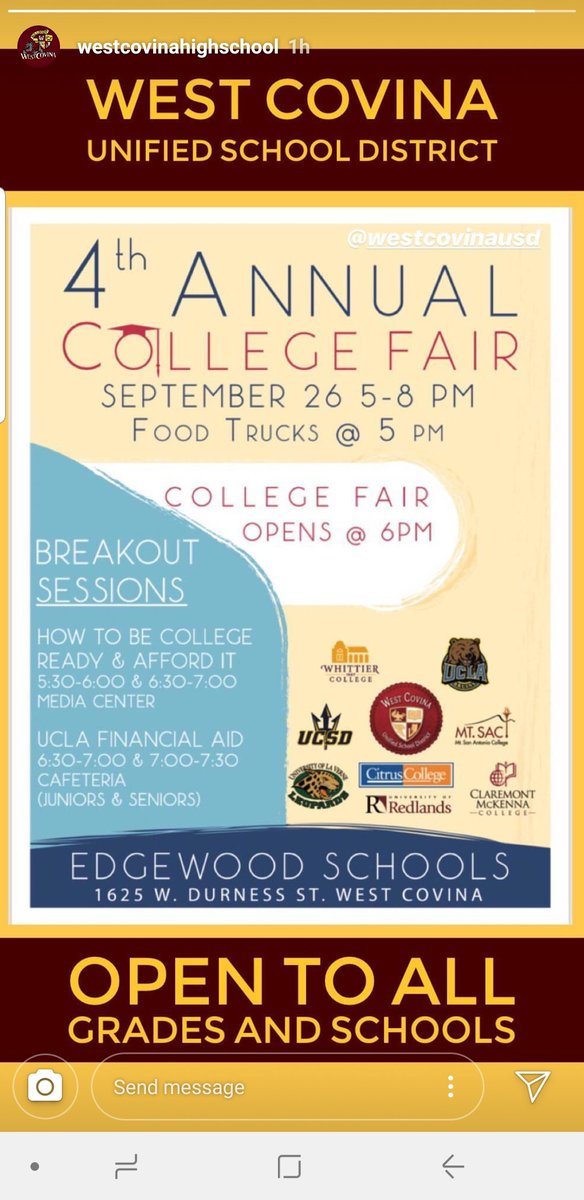 West Covina High School (westcovinahs) Twitter