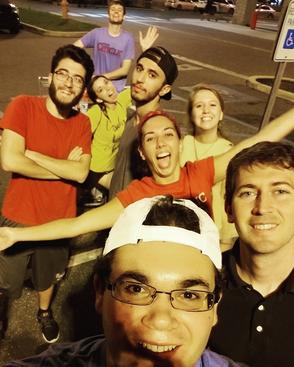 DrexelNewman's tweet photo. A group of Drexel Newman's leaders took a trip tonight to shop for the BBQ on Saturday and the Lock-In on Sept 28th. Looking forward to meeting new students and seeing our current members back on campus! #DragonCatholic #DrexelNewman #WelcomeWeek https://t.co/jUYbd0U7MW