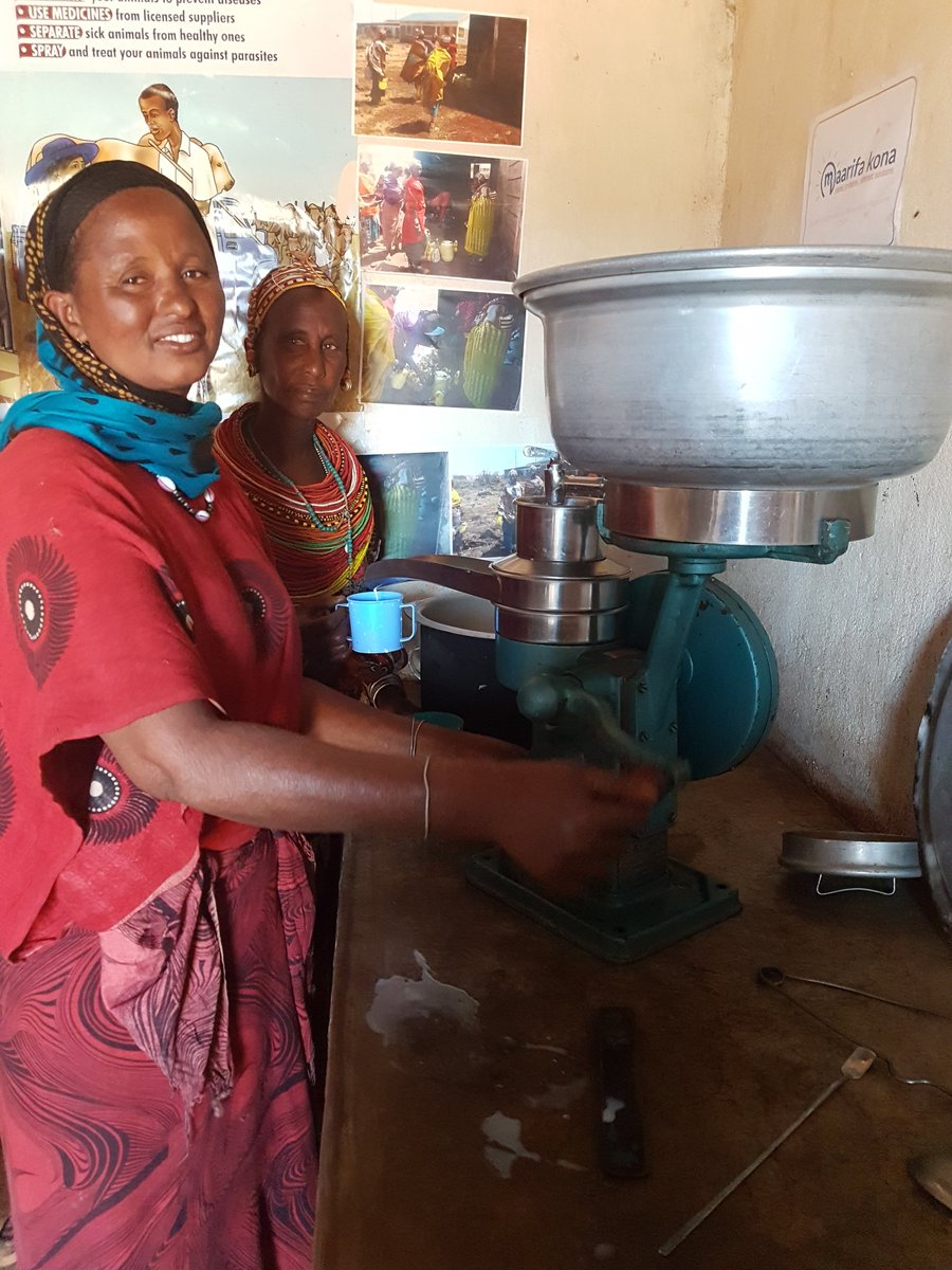 lmbevi's tweet photo. @acdivoca Livestock Market Systems program carrying out #genderanalysis with female livestock actors in #marsabit. Processing butter with manual churner @gender_jenn @CherylTuna @SylviaMegret @GuenettePaul @hcguedenet https://t.co/PdzJ3cDMTa