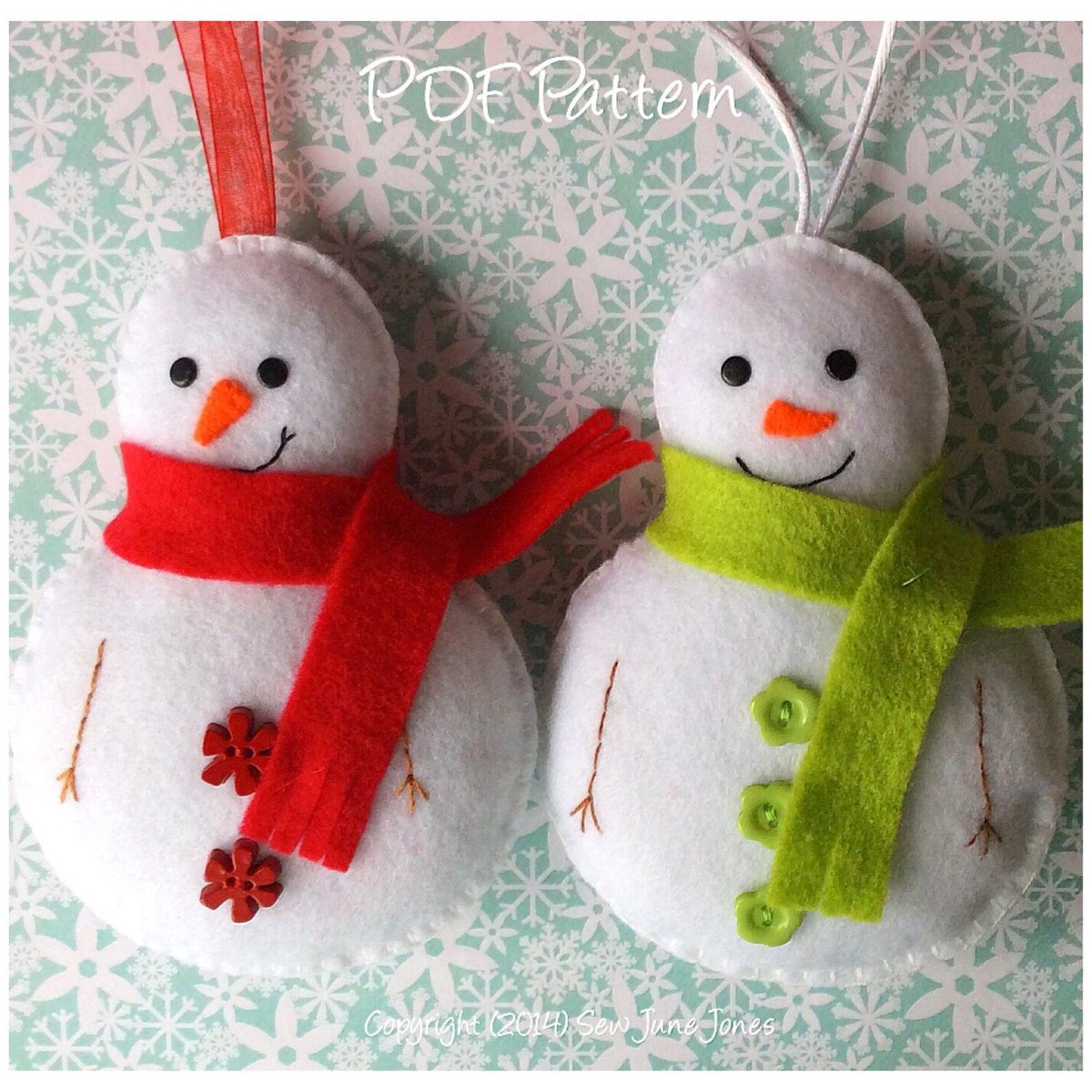sewjunejones's tweet image. This Snowman pdf Sewing Pattern is perfect for beginners and will look gorgeous on your tree! 🎄 #snowmanornament #snowmanpattern #christmasdecoration #snowman #sewing #etsy etsy.me/2NVrbgs