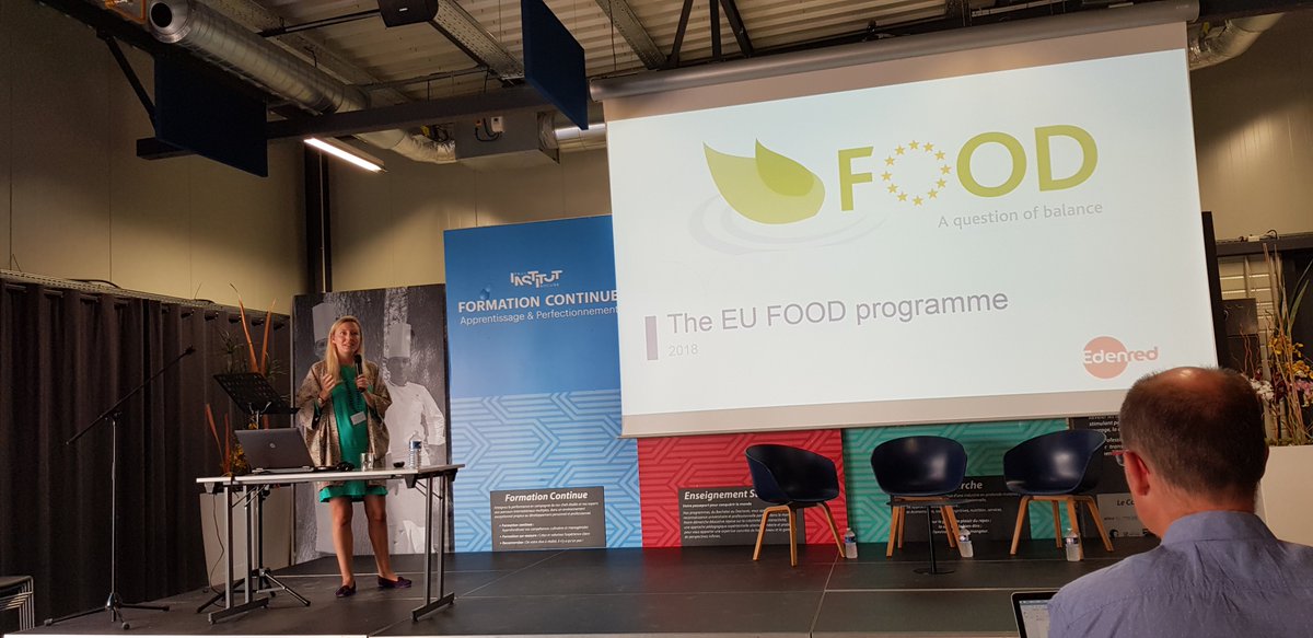 EU_FoodSMART's tweet photo. Fighting Obesity Through Offer and Demand presented by Nolween Bertrand  from @EdenredFrance at International Symposium EATING @ WORK @IPB_Research https://t.co/NYxB1TUDoO