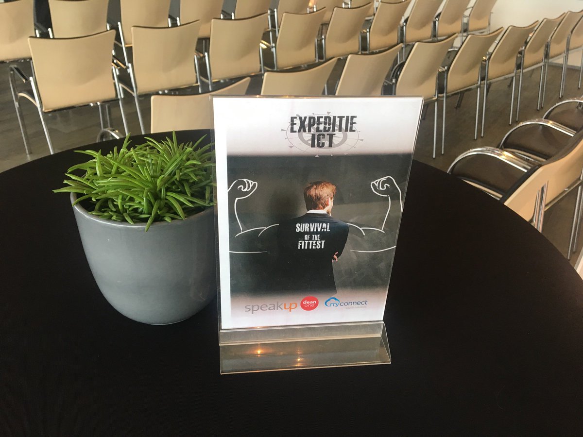 Voorbereiding ✔️ Tot snel bij Expeditie ICT! <a href="/speakupnl/">Speakup</a> <a href="/deanonenl/">Dean One</a> @MyConnectCloud
