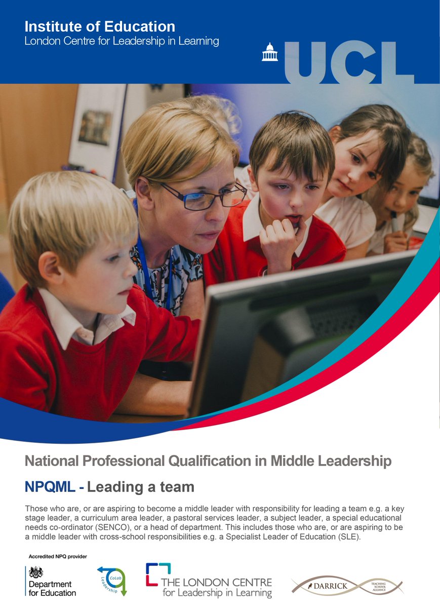 Darrick_TSA's tweet photo. We still have some places on our #NPQML run with @IOE_London. Come and join our leadership discussions! Apply through the Leadership CoLab and choose Darrick Teaching School Alliance as you cluster choice  https://t.co/qiDNA8yfNo … https://t.co/0ZMRM1an7j