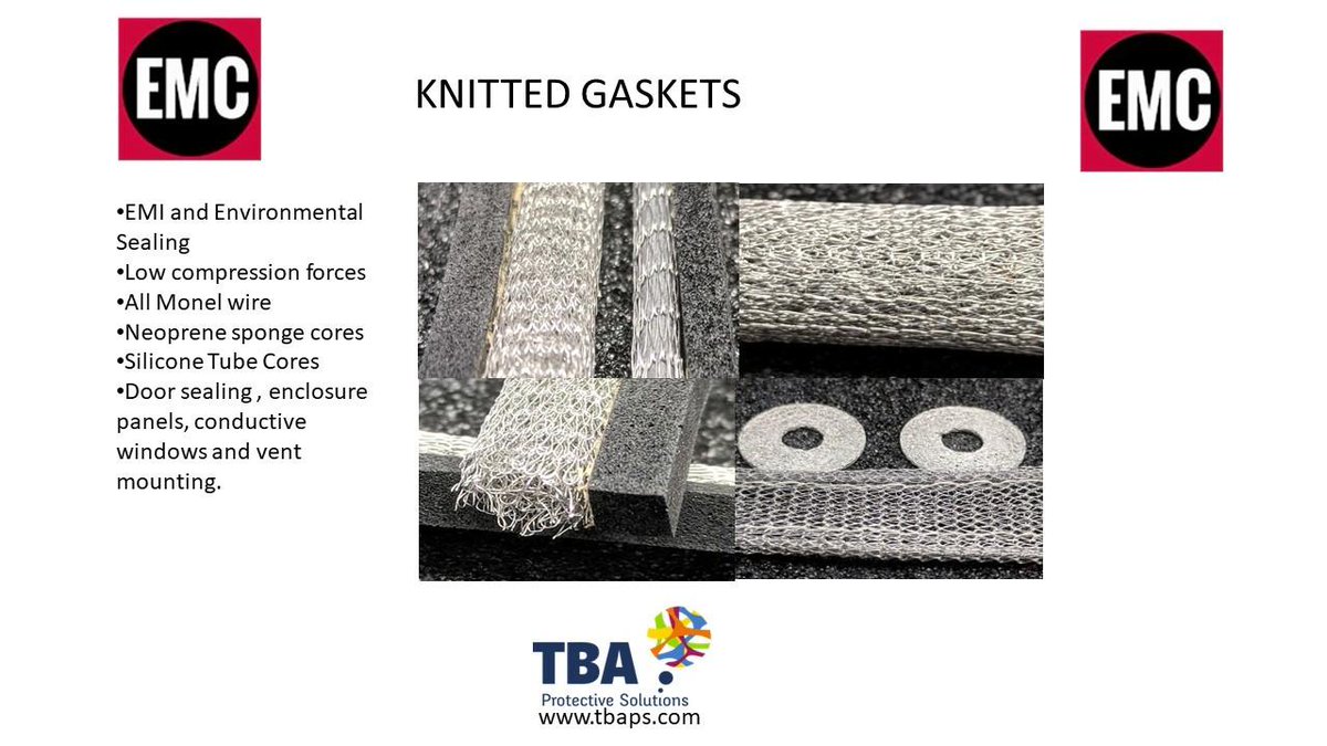 TBA_ps's tweet image. #Knittedgaskets from #TBAProtectiveSolutions are just part of our #completeprotectionsolution that reduces costs associated with #productfailure through #ESDdamage #EMC problems + #thermal damage .