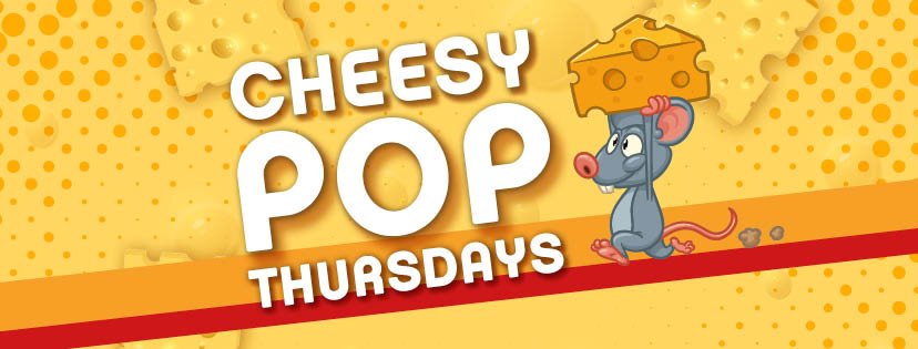 It is #Thursday which means one thing #CheesyPop! FREE ENTRY and £1.50 drinks!