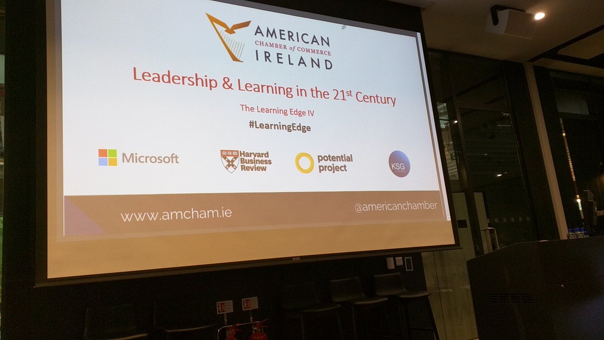 NotCharlieB's tweet image. Fantastic kickoff to @AmericanChamber Leadership &amp;amp; Learning Conference @Microsoftirl with a key note speech by Rasmussen Hougaard #LearningEdge