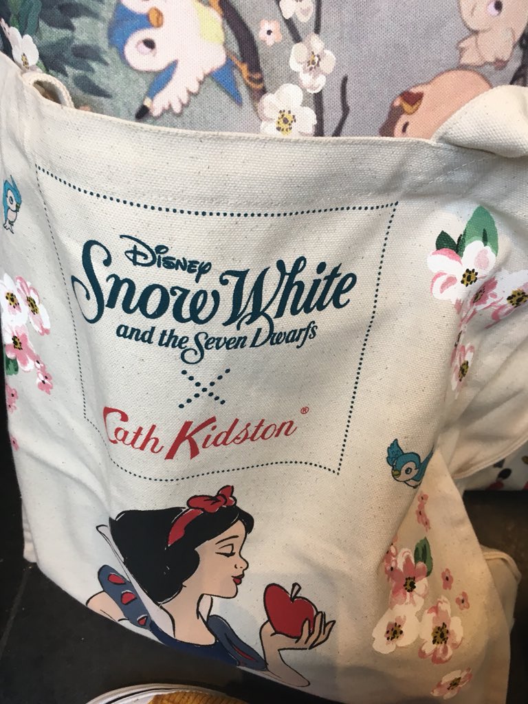 cath kidston snow white tote bag