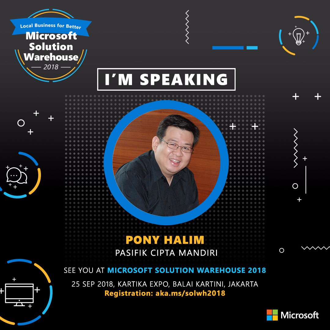 PCManID's tweet image. Hai para pencinta Teknologi, kunjungi booth kami di sana ya, ada banyak souvernir yg menarik untuk kami bagikan ke anda semua 😉
Registration : aka.ms/solwh2018
pcman.co.id
#pcmanid #microsoftid #event #teknologiinformasi #solution #balaikartini #jakarta